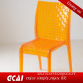 High quality living room furniture plastic chair transparent